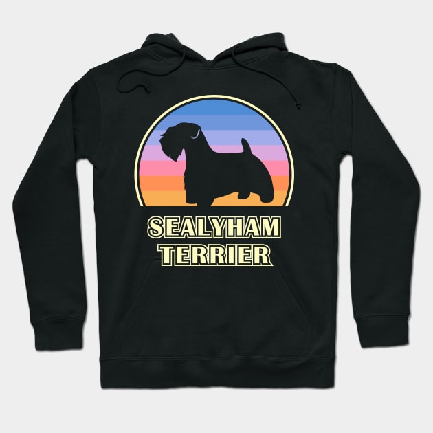 Sealyham Terrier Vintage Sunset Dog Hoodie by millersye